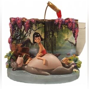 Disney Jungle Book Mowgli and Baloo Christmas Ornament - 55th NWT